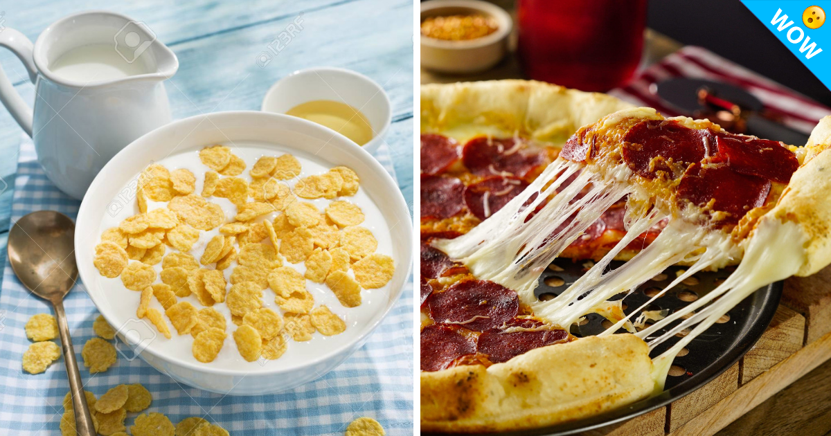 ¿Es más sano desayunar pizza que cereales? Estudio asegura que sí