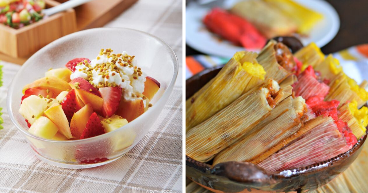 Comer un tamal tiene menos calorías que un cóctel de frutas