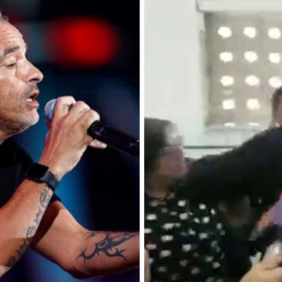 Eros Ramazzotti responde por golpear a fan