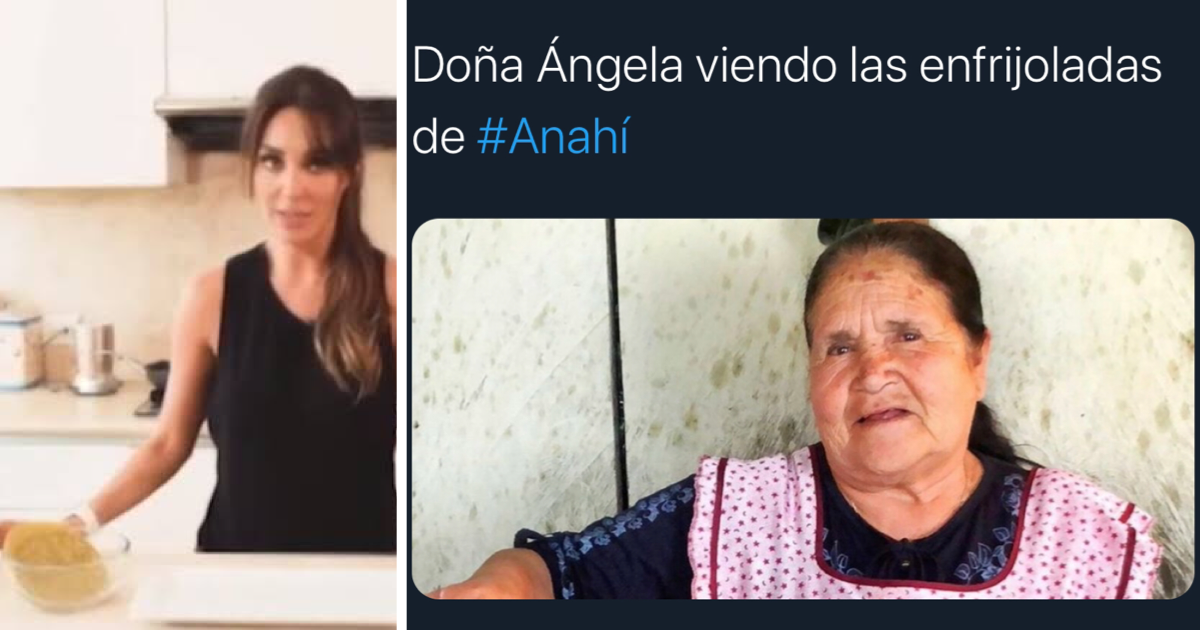 Anahí enseña a hacer enfrijoladas y le llueven burlas