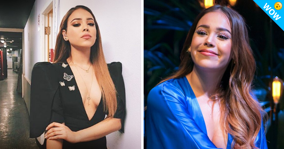 Danna Paola presume su figura en bikini y frente al espejo