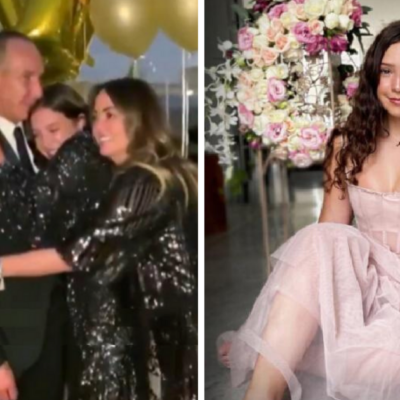 Andrea Legarreta festeja los XV años de su hija en plena cuarentena