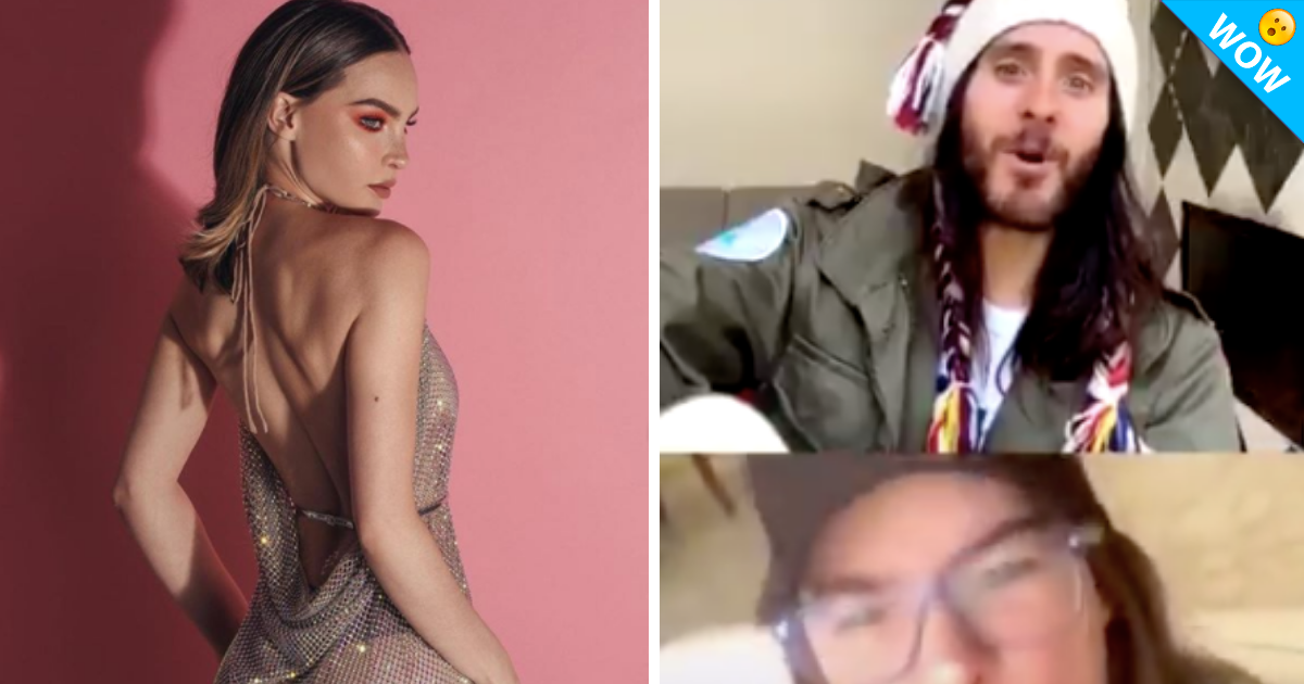 Belinda sorprende a fans haciendo transmisión con Jared Leto