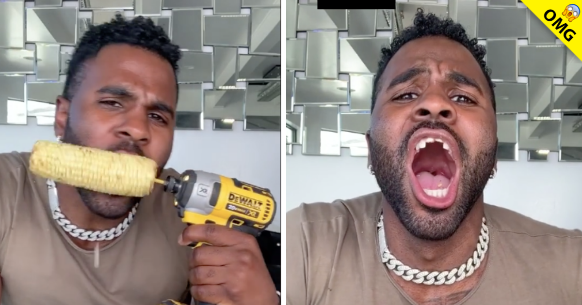 Jason Derulo se rompe dos dientes tras tratar de comer un elote