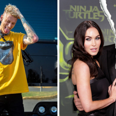 Captan a Megan Fox y Machine Gun Kelly besándose