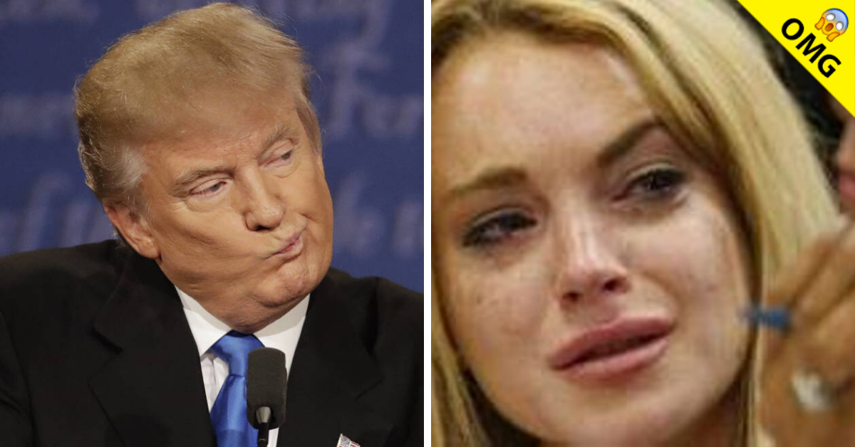 Audios exponen a Donald Trump al hablar de Lindsay Lohan