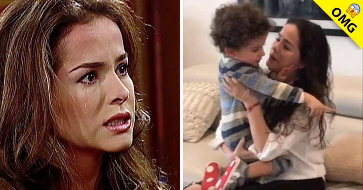 Danna García sufre accidente con su bebé en brazos