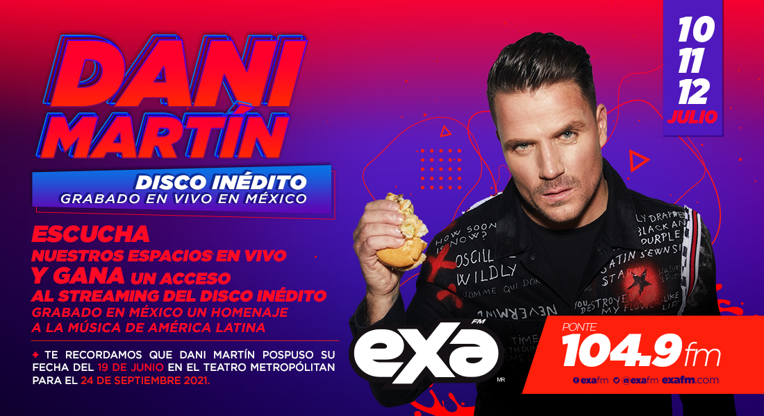 Participa para escuchar el disco inédito de Dani Martin