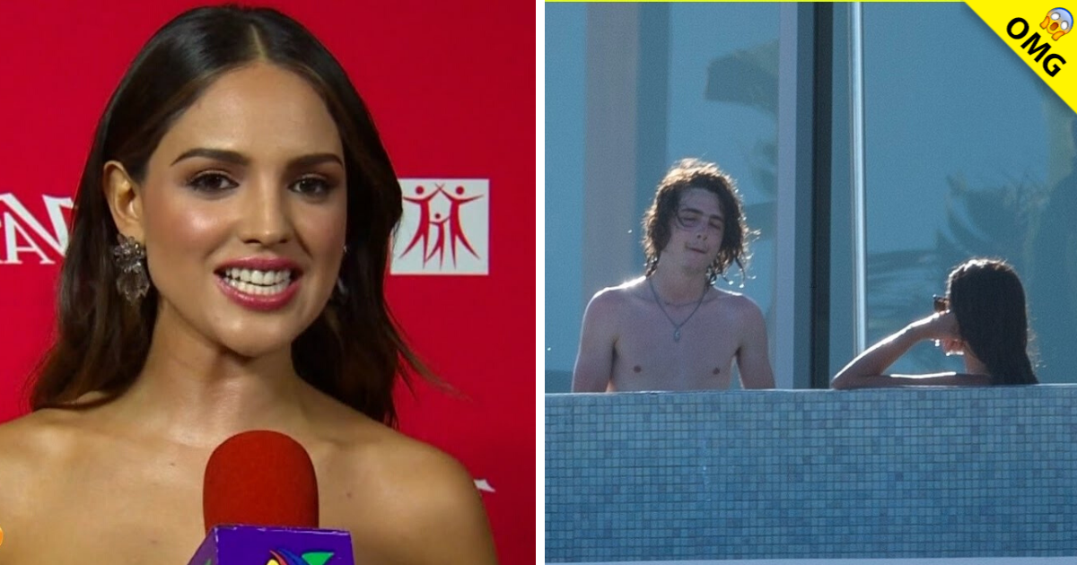 Captan a Eiza González y Timothee Chalamet “haciéndolo” en la piscina