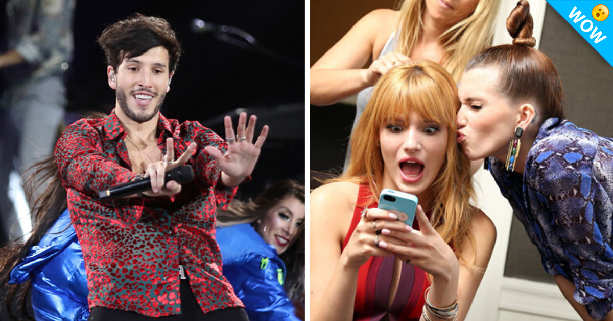 Sebastián Yatra utiliza FaceApp y queda idéntico a Bella Thorne