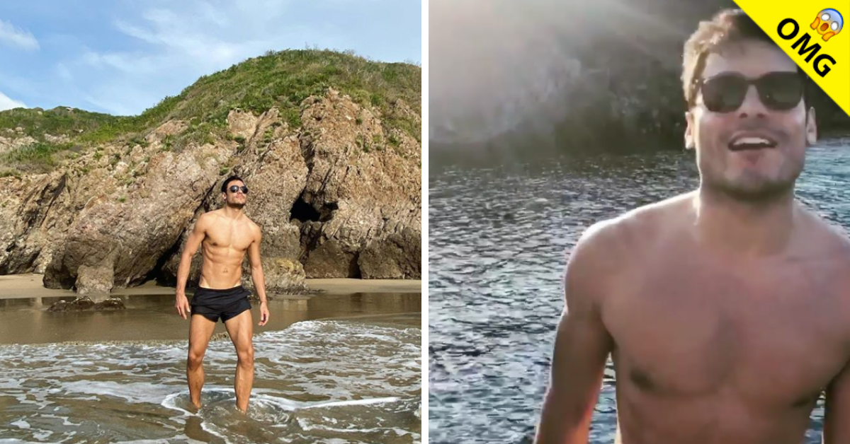 Carlos Rivera es comparado con Aquaman en una foto en el mar