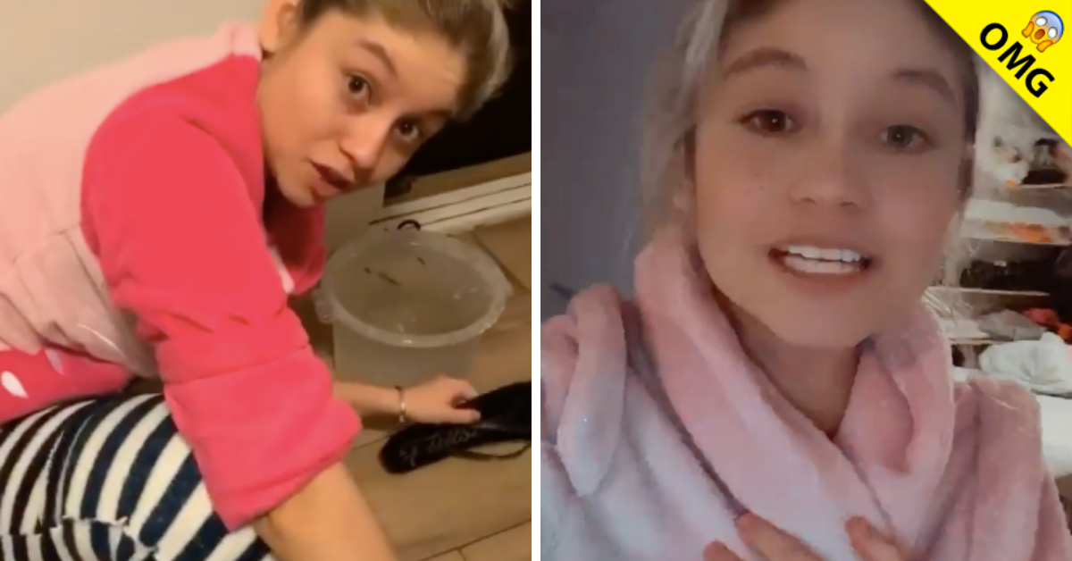 Karol Sevilla muestra el momento en que se inunda su casa