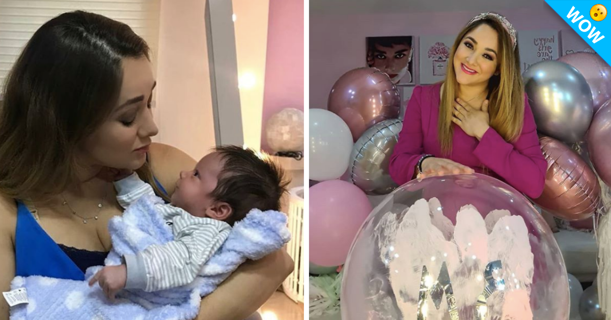 Sherlyn muestra a su hijo luego de dos meses de haber nacido