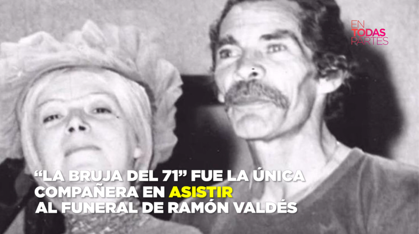 ‘La Bruja del 71’ fue la única compañera en asistir al funeral de Ramón Valdés