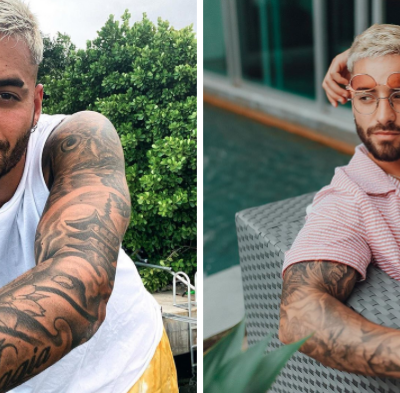 Maluma ahora se dedica a hacer tatuajes