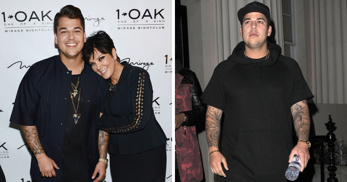 Rob Kardashian reaparece con gran pérdida de peso