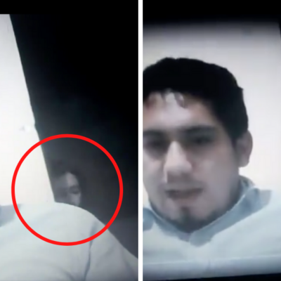 Aparece supuesto fantasma durante clase virtual de profesor