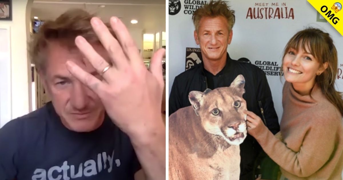 Sean Penn se casa por Zoom con chica 32 años más joven que él