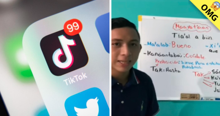 Chico se vuelve viral por enseñar ‘lengua maya’ en Tiktok