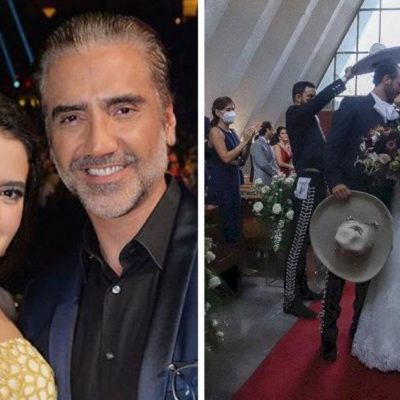 Camila Fernández, hija de Alejandro Fernández se casó