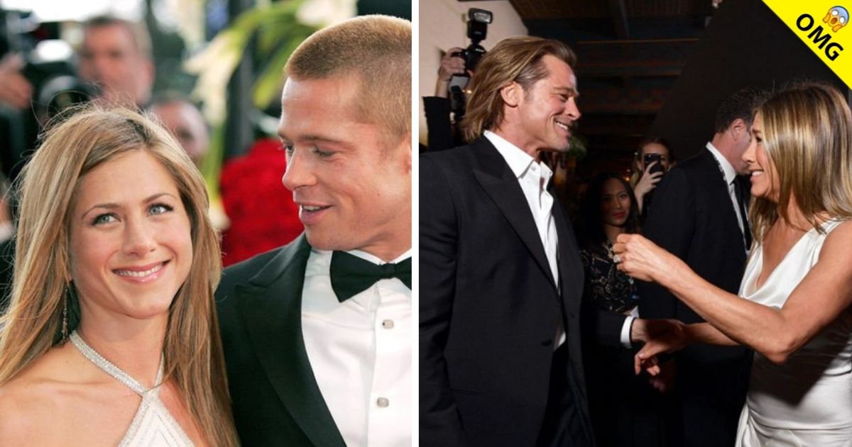 Brad Pitt y Jennifer Aniston tienen reencuentro en línea