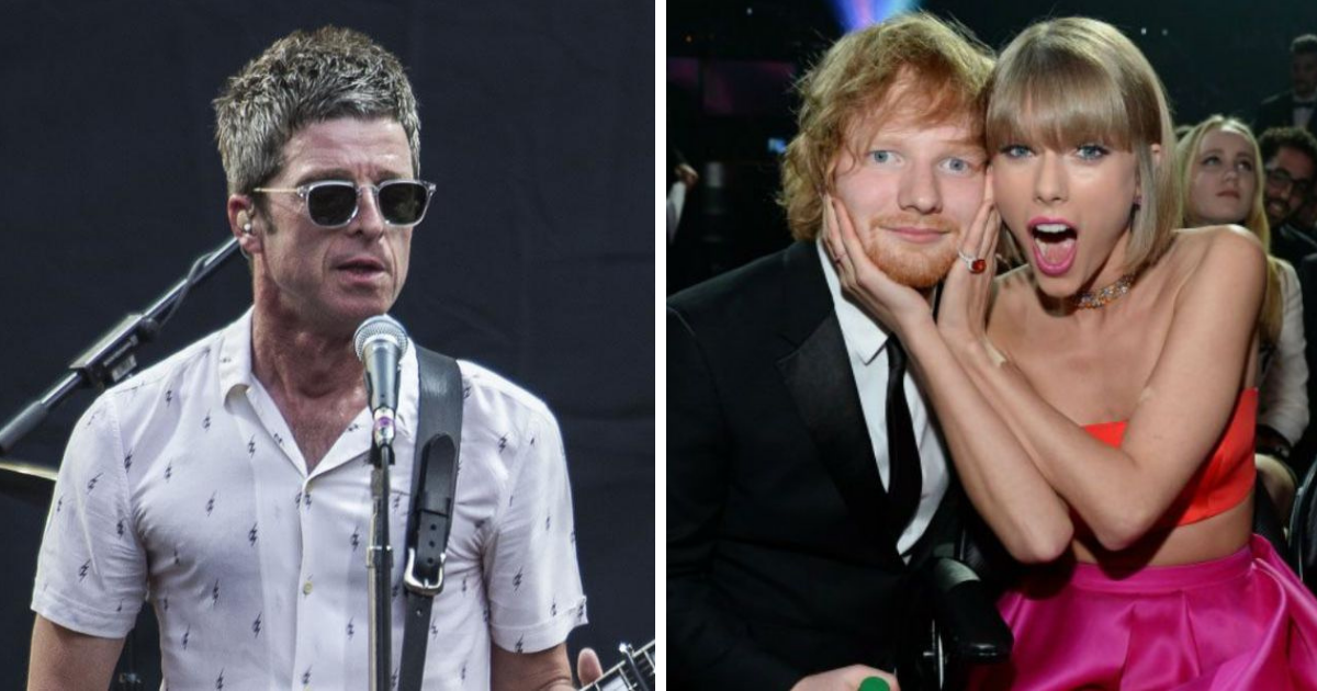 Noel Gallagher critica la música de Taylor Swift y Ed Sheeran