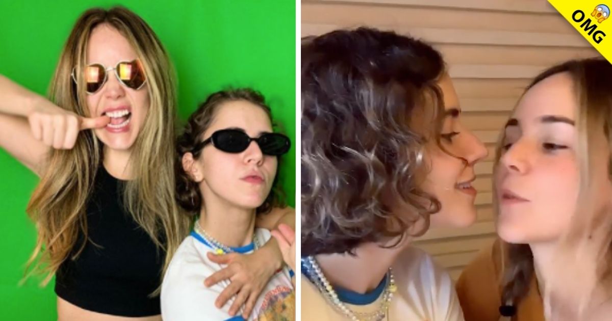 Camila Sodi se besa en la boca con Tessa Ia