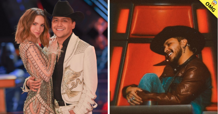 Christian Nodal habla sobre sus tatuajes de Belinda