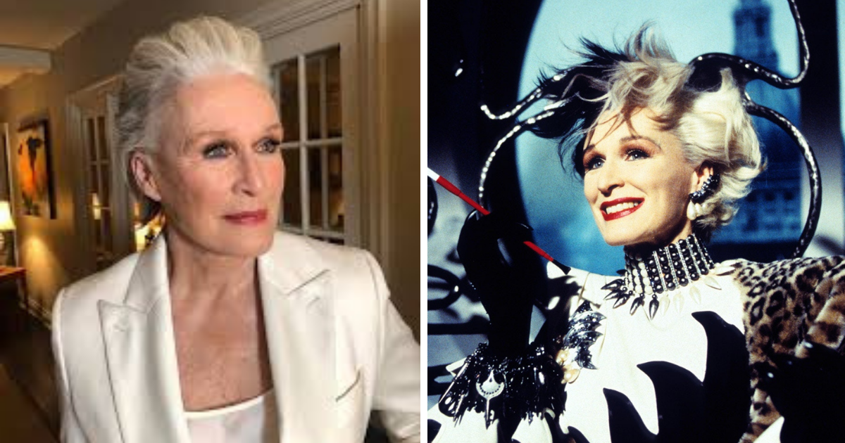 Glenn Close recrea el personaje de ‘Cruella de Vil’ por una buena causa