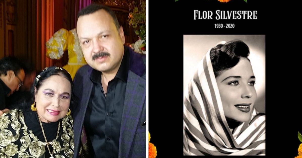 Pepe Aguilar transmite en Facebook funeral de su madre Flor Silvestre