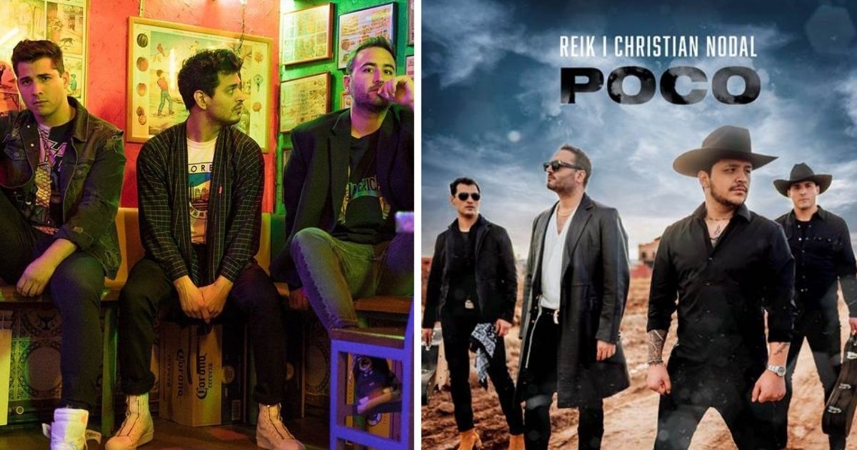 Reik y Christian Nodal le cantan al mal de amores con “Poco”