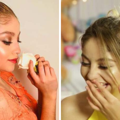 Karol Sevilla se ríe de su actuación en La Rosa de Guadalupe