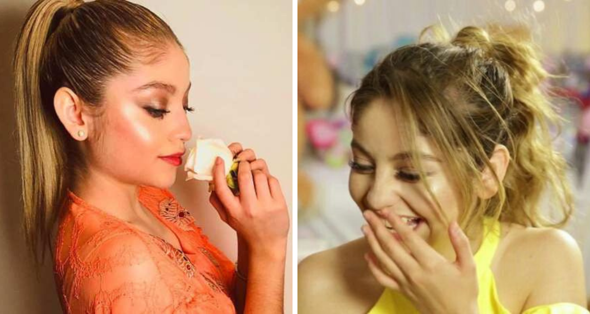 Karol Sevilla se ríe de su actuación en La Rosa de Guadalupe