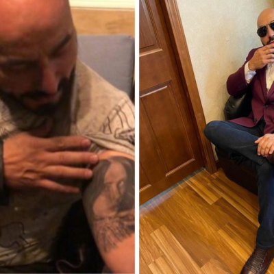 \'Me van a pagar por quitármelo\', Lupillo Rivera se despide del tatuaje de Belinda