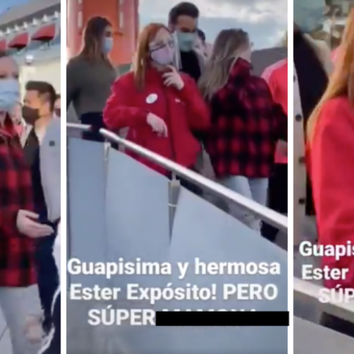 Acusan de diva a Ester Expósito tras ignorar a fans en parque de diversiones