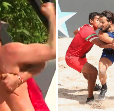 ¡Pelea en Exatlón México! Pato Araujo y Keno Martell se agarran a golpes