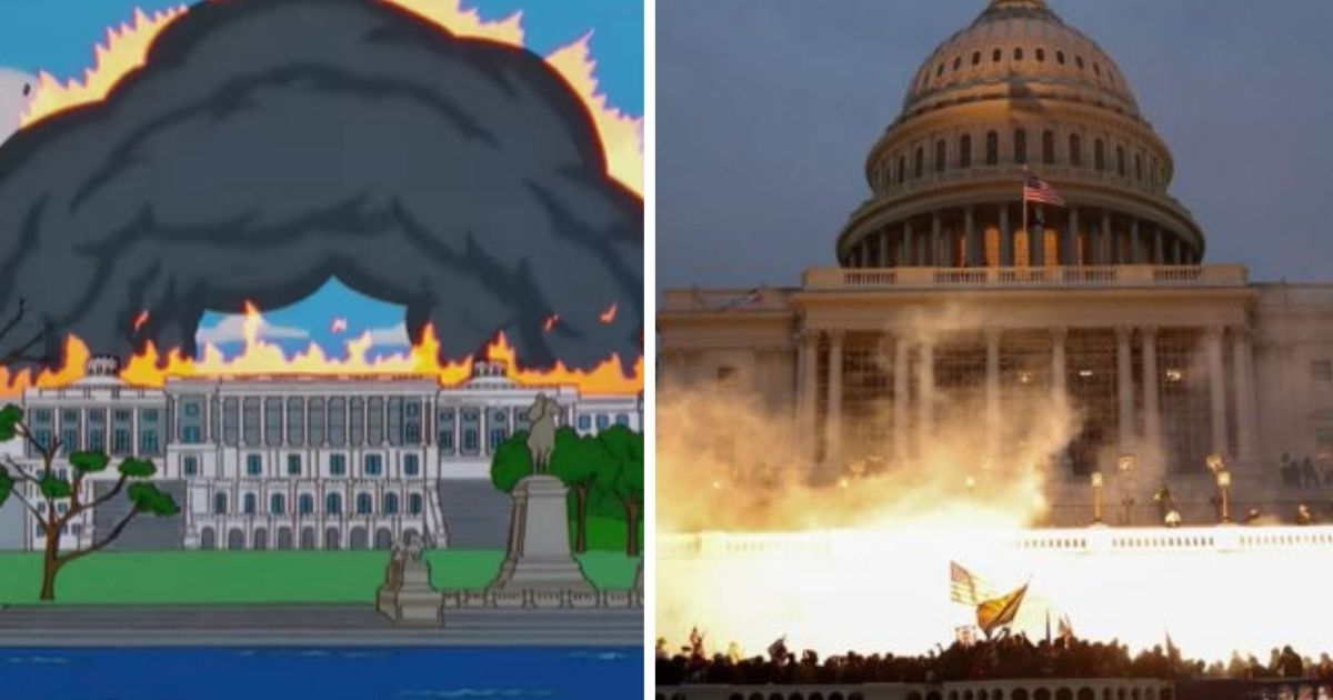 Los Simpson también predijeron el asalto al Capitolio