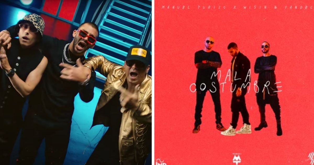 Manuel Turizo, Wisin y Yandel triunfan con “Mala Costumbre”