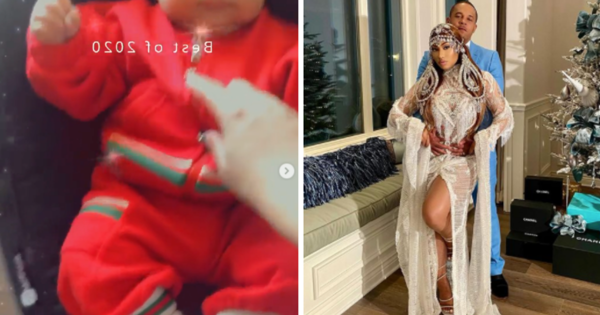 Nicki Minaj deja ver por primera vez el rostro de su hijo