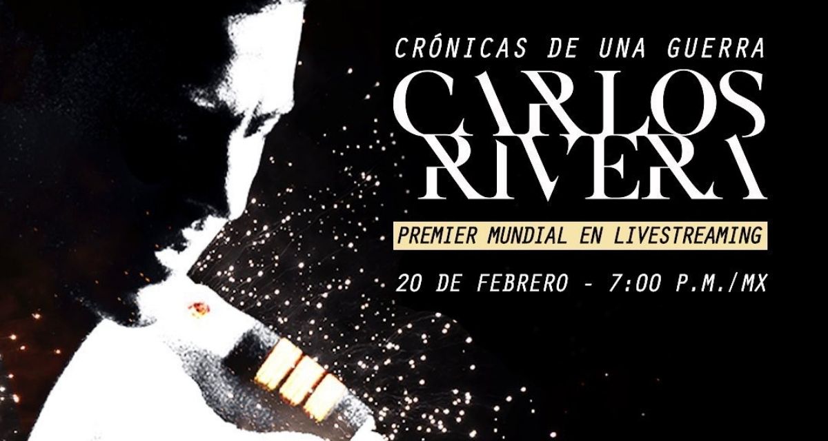 Carlos Rivera presentará “Crónicas de Una Guerra”, su concierto-documental