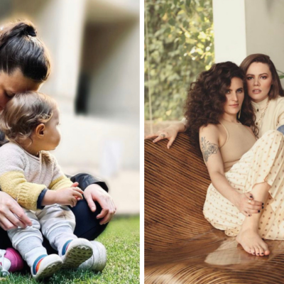 Joy anuncia con tierna foto que ella y su esposa son mamás por segunda vez