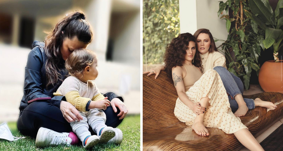 Joy anuncia con tierna foto que ella y su esposa son mamás por segunda vez