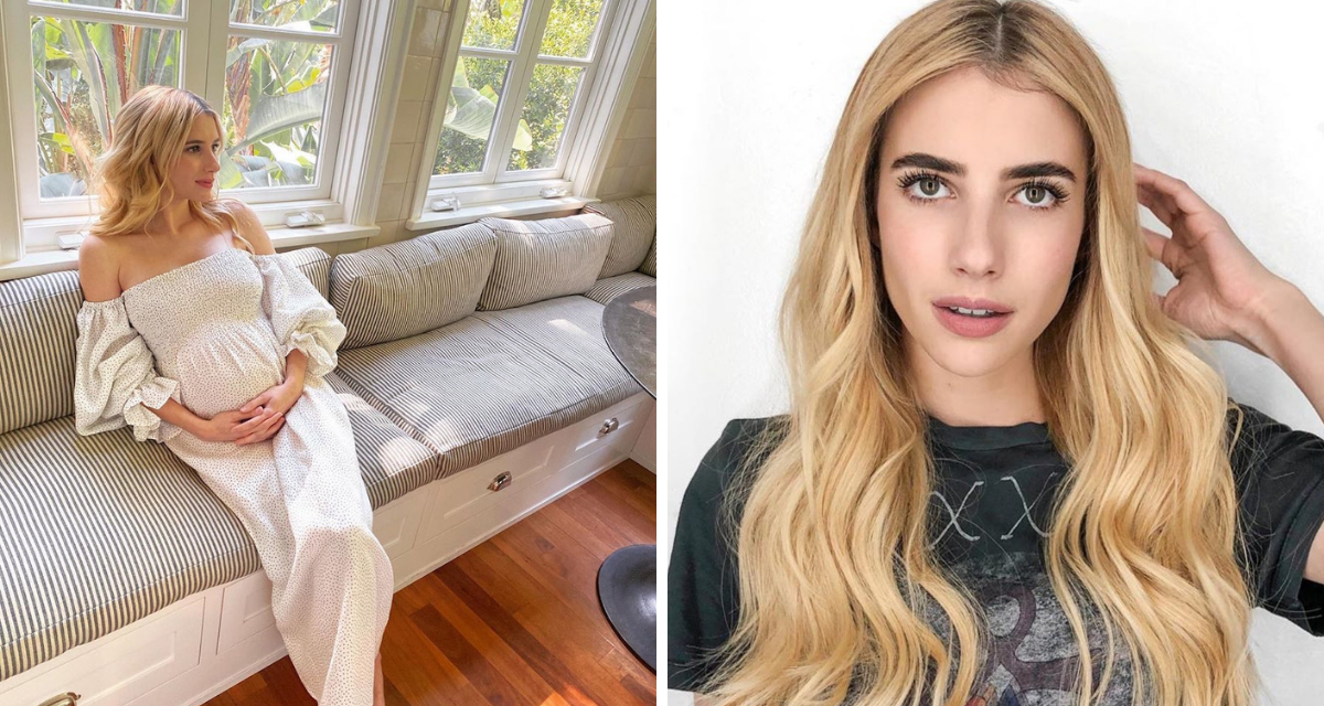 A tres meses de dar a luz, Emma Roberts comparte fotos inéditas de su embarazo