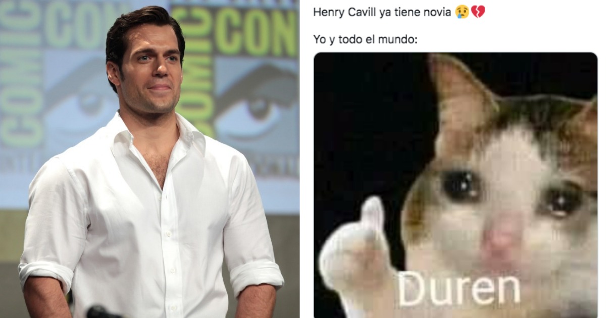 Henry Cavill  es captado paseando con su novia y  los fans enloquecen con memes.