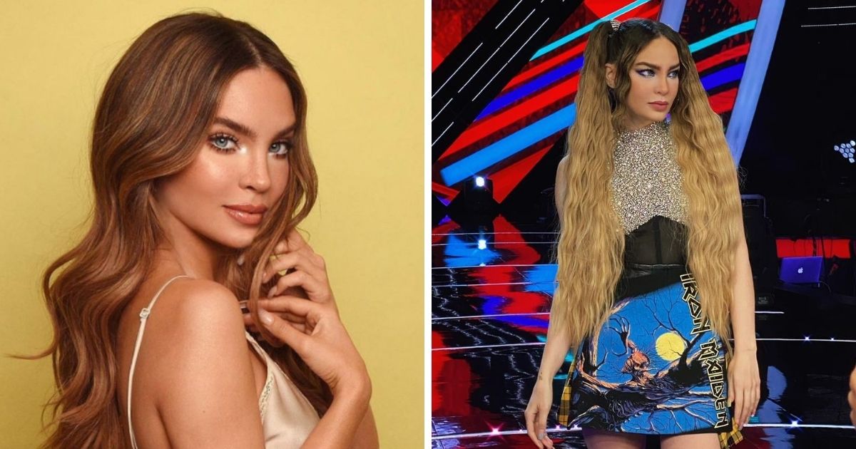 Belinda pone en su lugar a usuario en redes por comentario sobre su falda