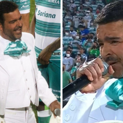 Pablo Montero reacciona a su error al cantar el Himno Nacional Mexicano