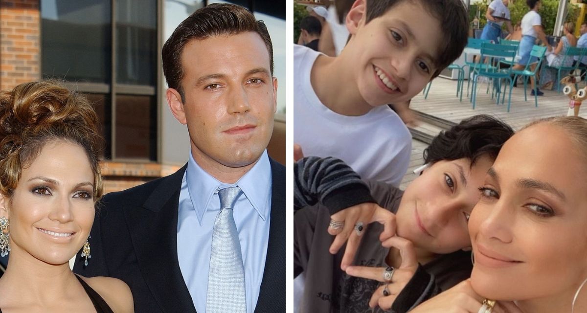 Hijos de Jennifer López ya conviven en familia con Ben Affleck