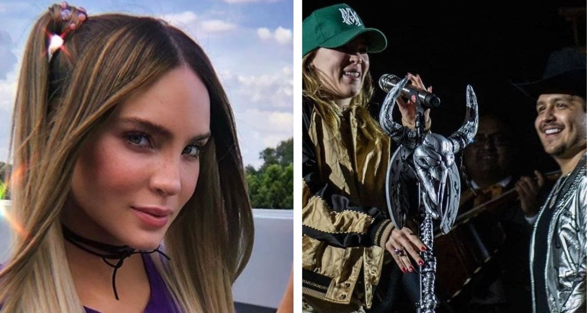 Belinda sorprende a Christian Nodal en pleno concierto