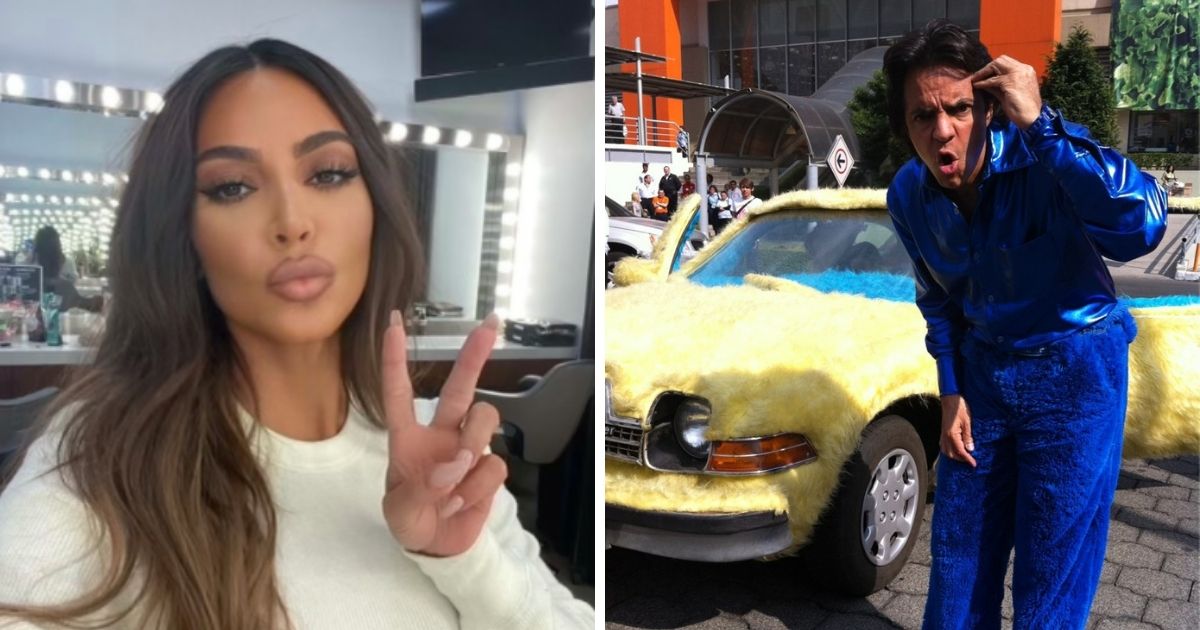 Kim Kardashian presume su camioneta y la comparan con auto de la Familia P. Luche