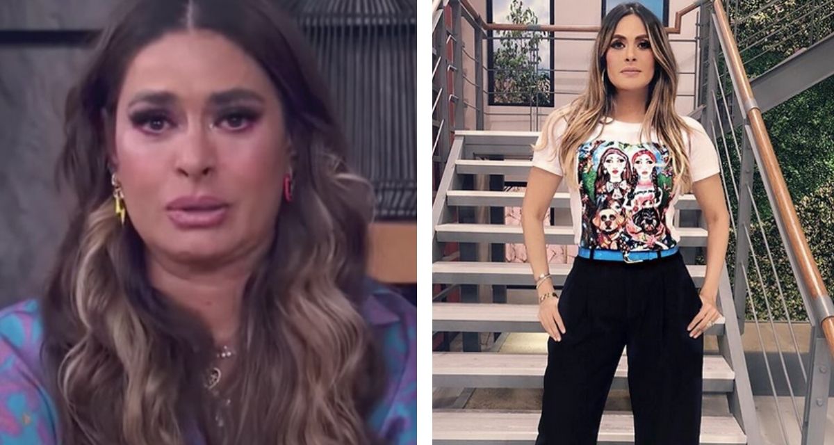 Galilea Montijo “mete la pata” y sufre caída en las escaleras